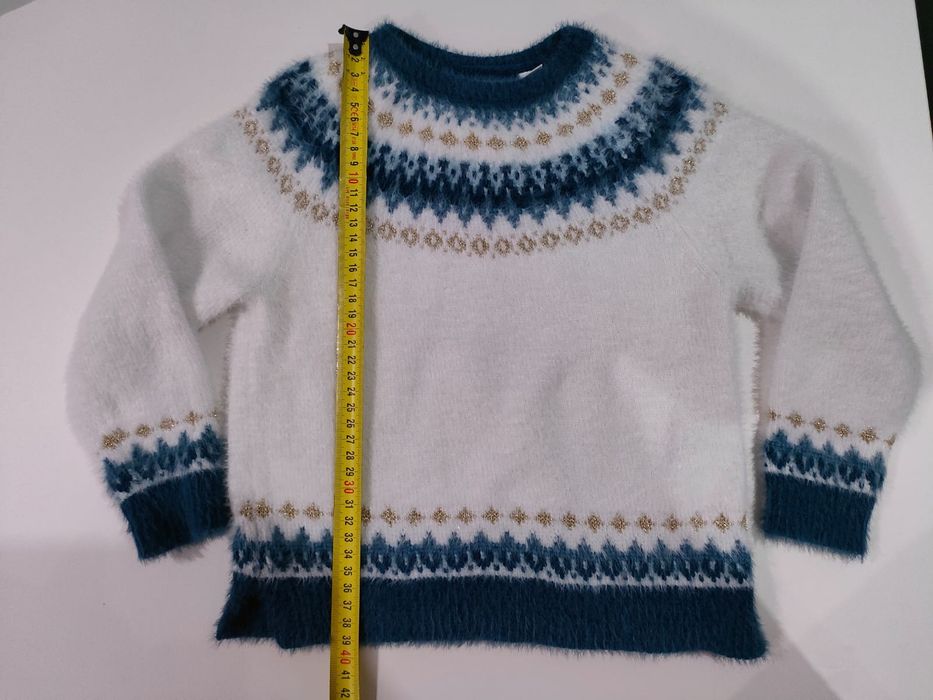 Sweterek/bluza dziewczęcą OKAIDI/OBAIBI 98cm/3l JAK NOWA!