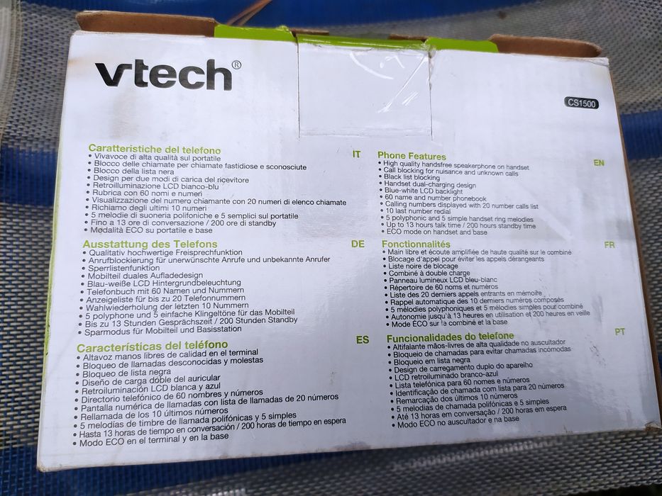 VTech CS1500 Bezprzewodowy telefon domowy DECT