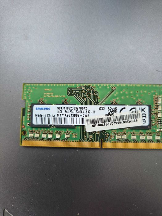 memória PC4 samsung de 16gb modelo M471A2G43BB2-CWE