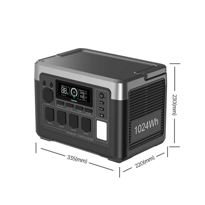 Зарядна станція OUKITEL P1500E Plus 1800W 1536Wh LiFePO4 Європа