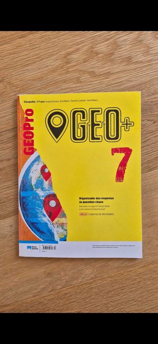 Caderno de atividades Geografia 7º ano "Geo +" da Porto Editora