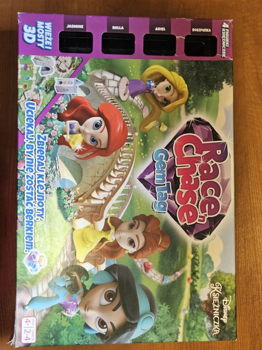 Gra planszowa Race N Chase. Disney Princess