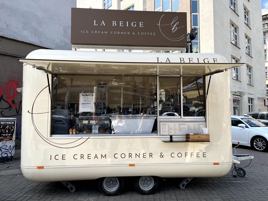 Przyczepa gastronomiczna Kawa + Lody – cesja leasingu – rata 4140 zł