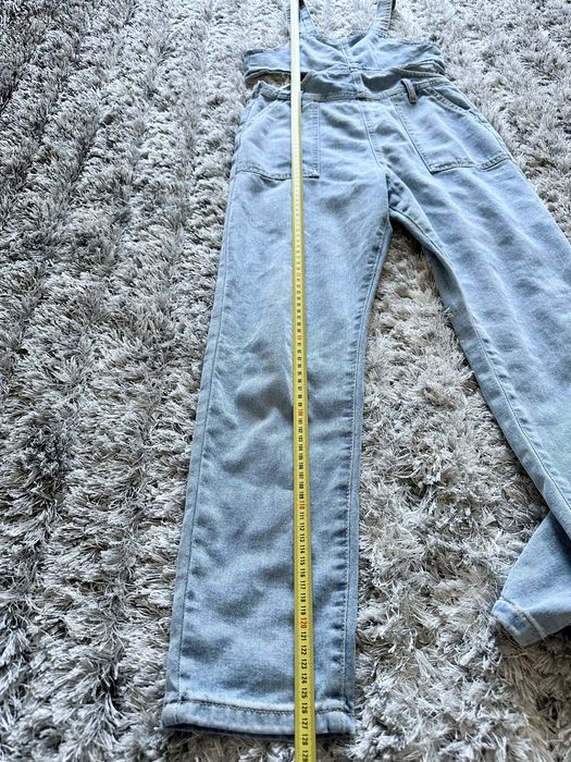 Reserved ogrodniczki z wycięciami ekstra jeans 152