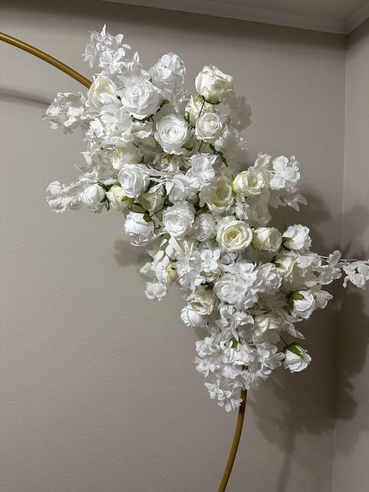 Квіти на весільну арку/екібана/Букет/цветы/свадебная арка/украшение