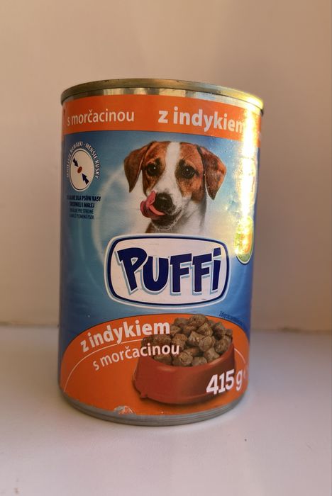 Продам вологий корм для собак PUFFI, банка 415 г.
