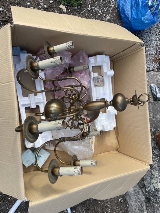 Candeiro teto antigo