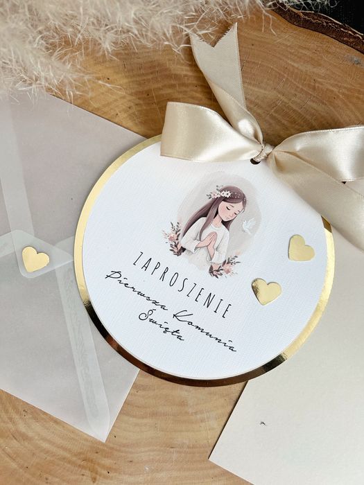 Zaproszenia komunijne na komunię 2025