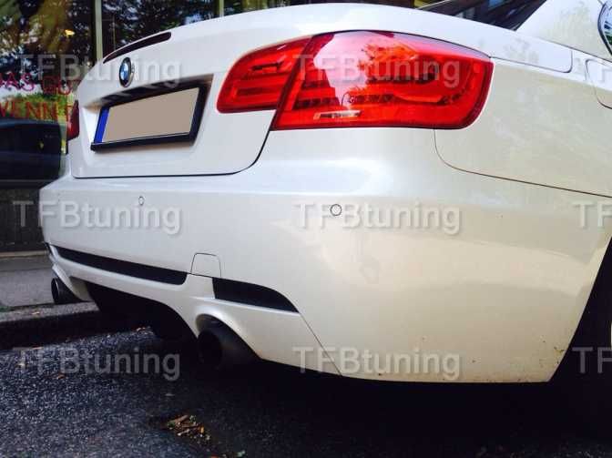 Dyfuzor spoiler zderzaka tył BMW E92 E93 Mpakiet ver 2 TFB TUNING