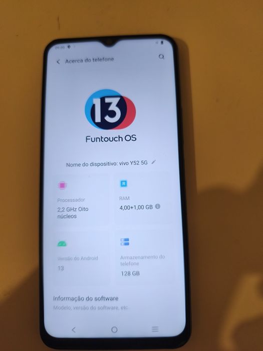Telemóvel Vivo y52 5g