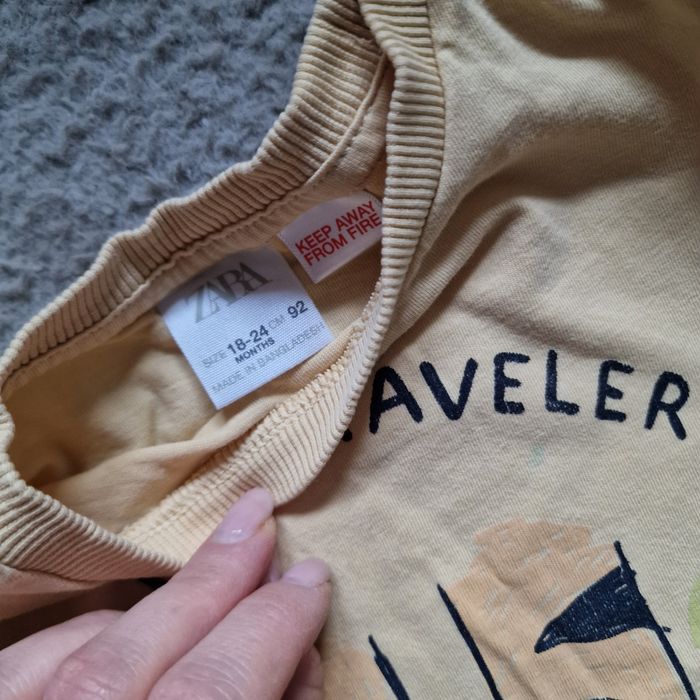 Zara bluzka, spodnie buggy rozm.92