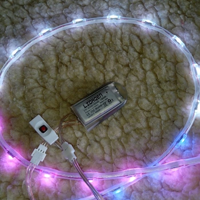 Led лента с акамулятором и кнопкою вкл. викл.