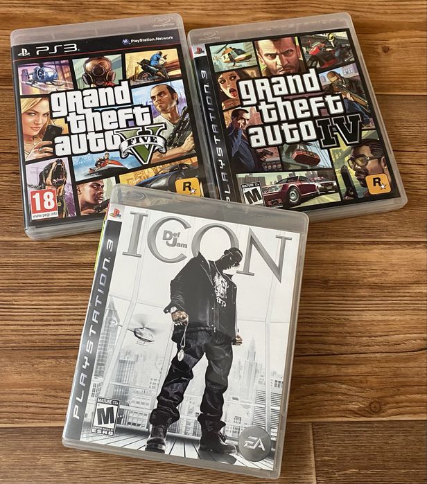 Sony PS3: GTA5, Tomb Raider, God of War, Ratchet and Clank, Painkiller