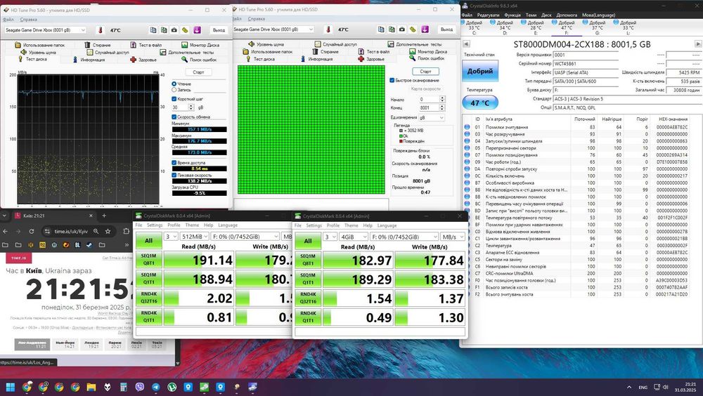 Зовнішній жорсткий диск Seagate Game Drive Hub Xbox 8 TB