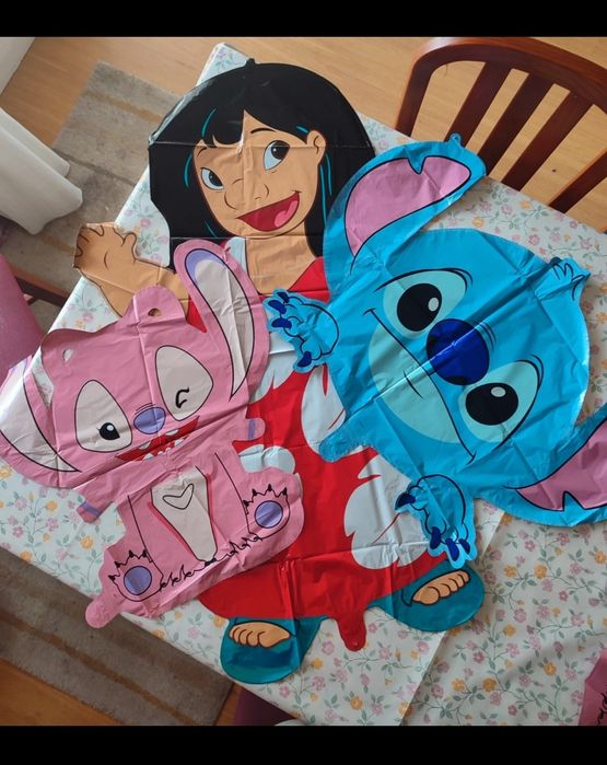 Pack 3 balões Lilo & Stitch