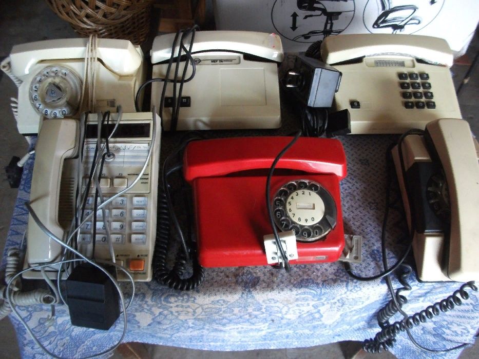 Телефоны дисковые, кнопочные