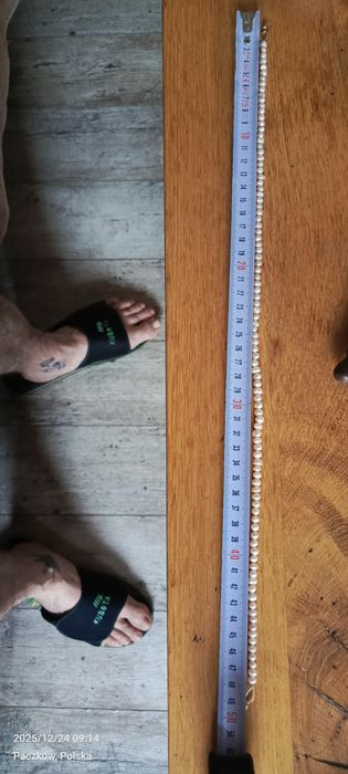 Perły hodowlane prawdziwe naszyjnik