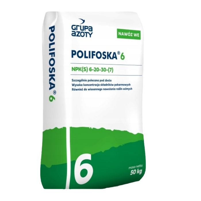 Polifoska 6 nawóz wieloskładnikowy NPK, worek 50 kg