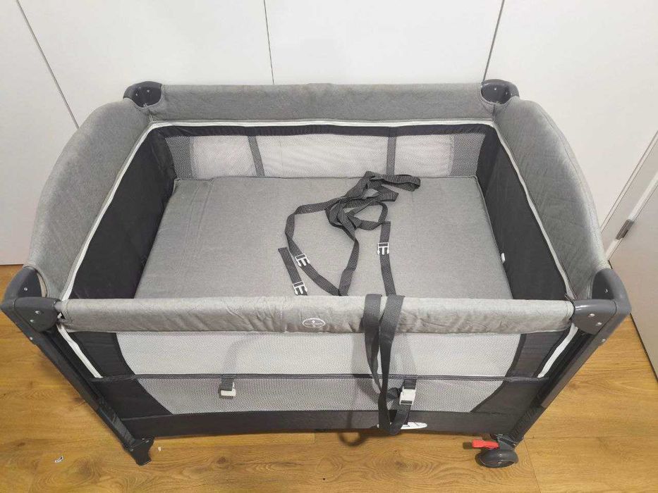 Berço multifuncional 0–3 anos c/trocador, parque e co-sleeping