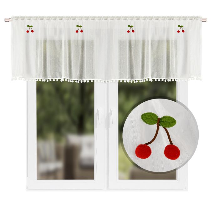 ‼️WYPRZEDAŻ ‼️Krótka firana do kuchni pokoju