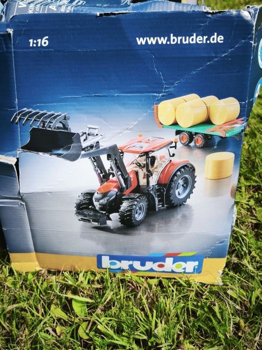 Traktor z przyczepą 1:16 bruder NOWY