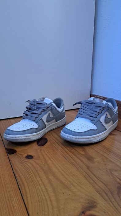 Nike Dunk Low Cinza/Branco –  Usados