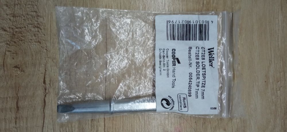 Weller grot do lutowania CT2E8 7mm