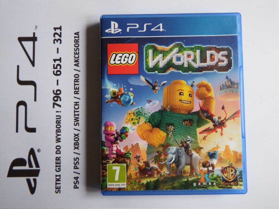 PS4 LEGO WORLDS PL /// jak minecraft /// buduj ! baw się twórz !!!