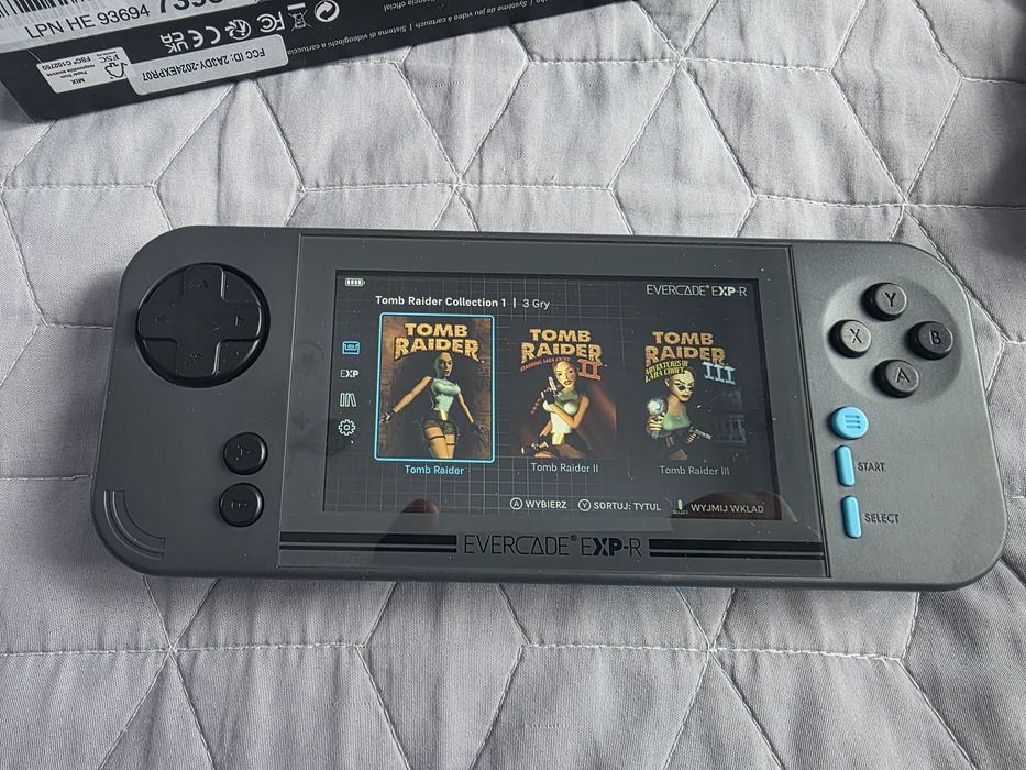Evercade EXP-R + gra Tomb Raider