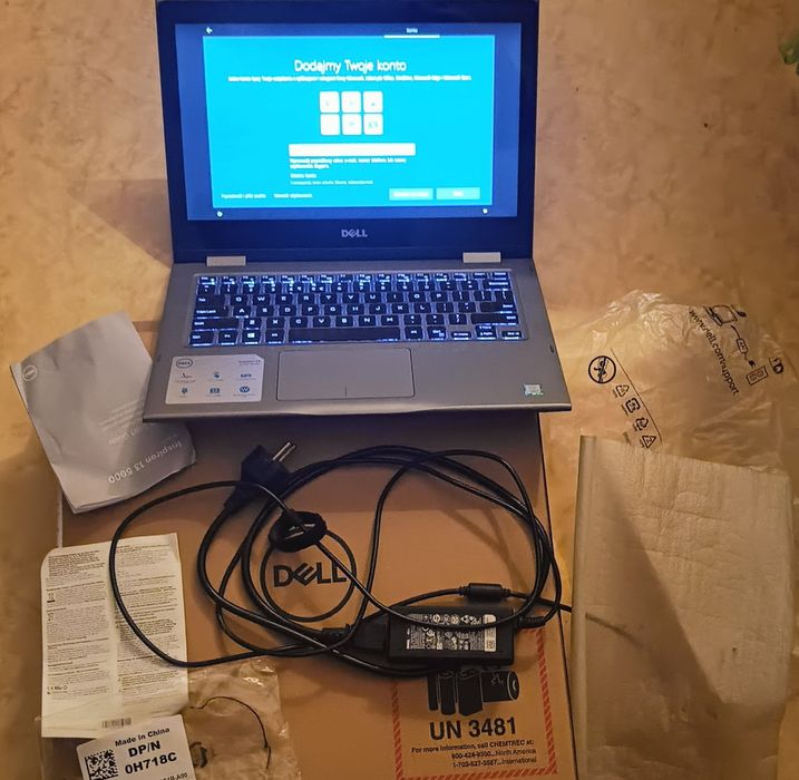 Dell dotykowy Inspiron 13-5378   + myszka bezprze