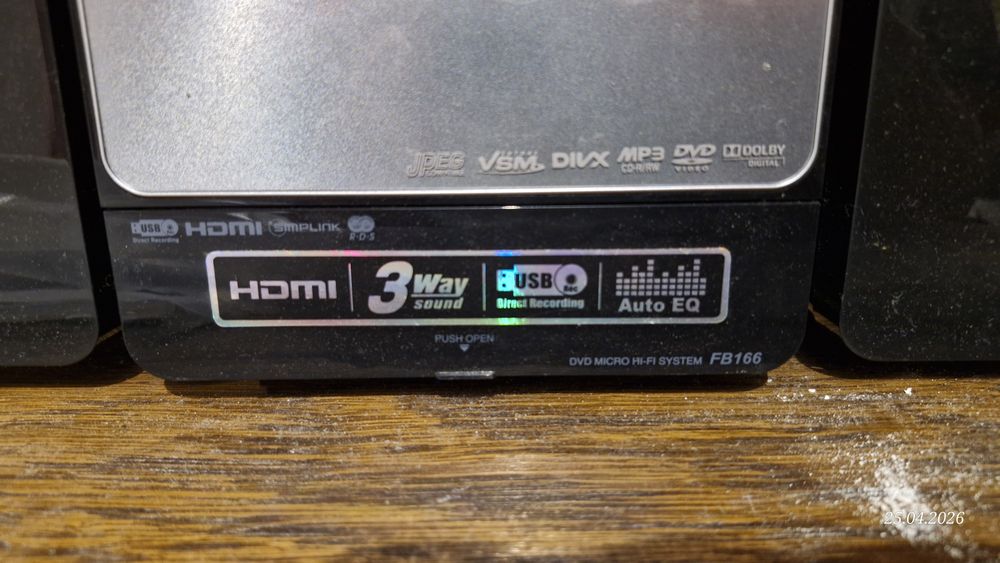 LG dvd micro hi fi system  FB166
