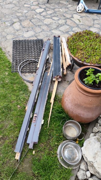 Drzwi wejściowe zewnętrzne antracyt bez ramy