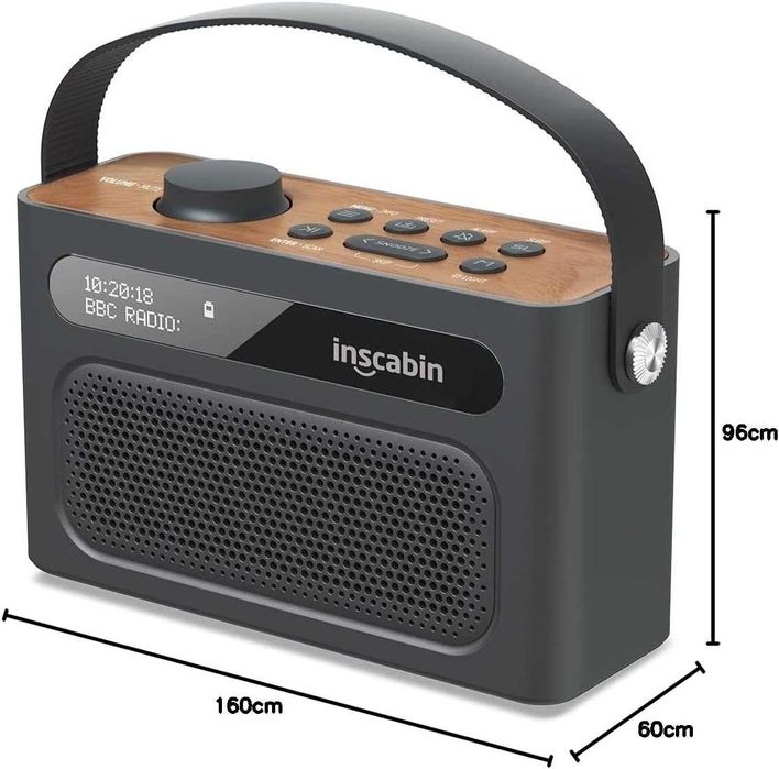 Radio cyfrowe DAB / DAB + FM / głośnik bezprzewodowy z Bluetooth