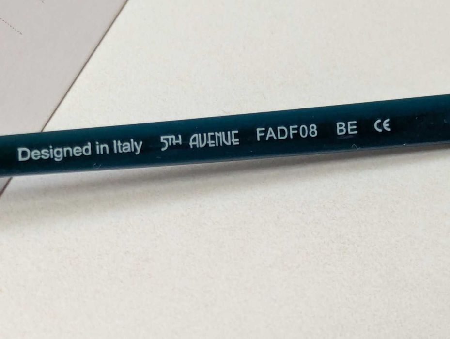 5th Avenue FADF08 оправа для окулярів титан Італія бірюза 54 16-135