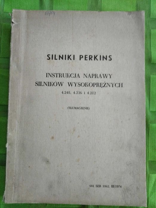Ursus MF Instrukcja napraw silników Perkins 4.248,4.236,4.212 UNIKAT