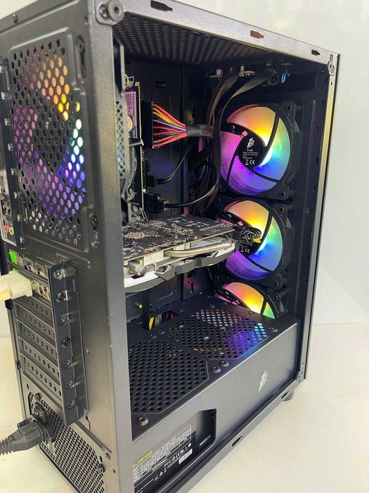 Игровой комп i3 12100f Intel 8x4.3GHz 8DDR4 240SSD RX580 8Gb RGB