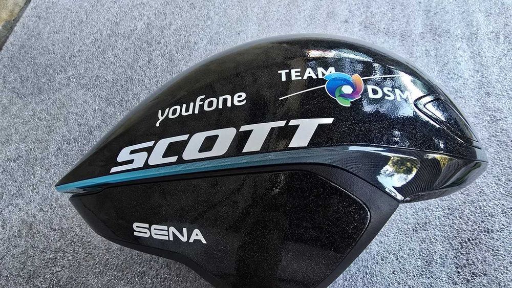 Велосипедний шолом для трыатлону Scott Split Plus time trial helmet