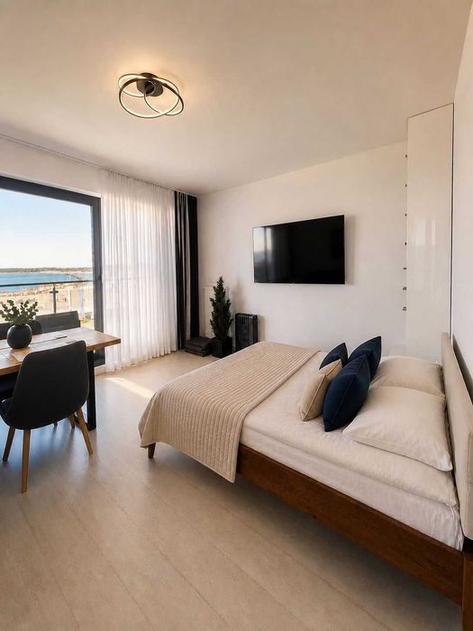 Apartament Okno na Bałtyk z widokiem na morze i zachody słońca/balkon/blisko plaży/