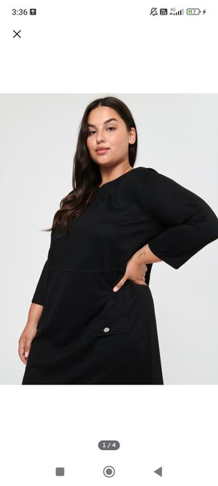 Чорна коротка сукня Sinsey