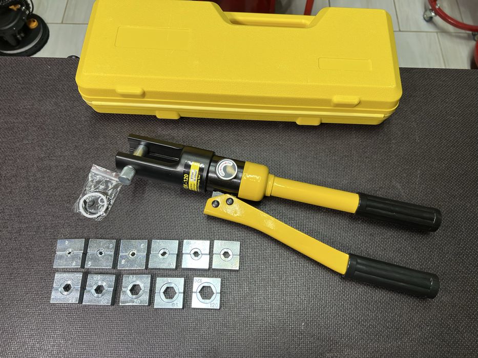 Пресс гидравлический Обжимка YQK-120 От 4 до 120 мм² + ремкомплект