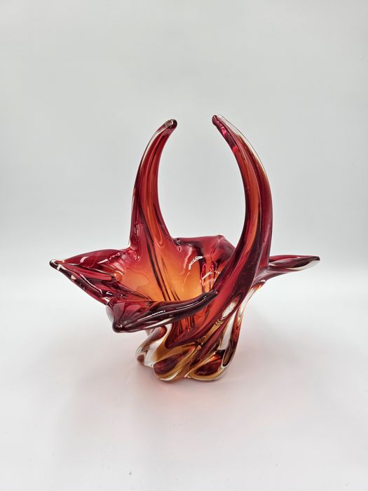 Koszyk Murano Czerwony