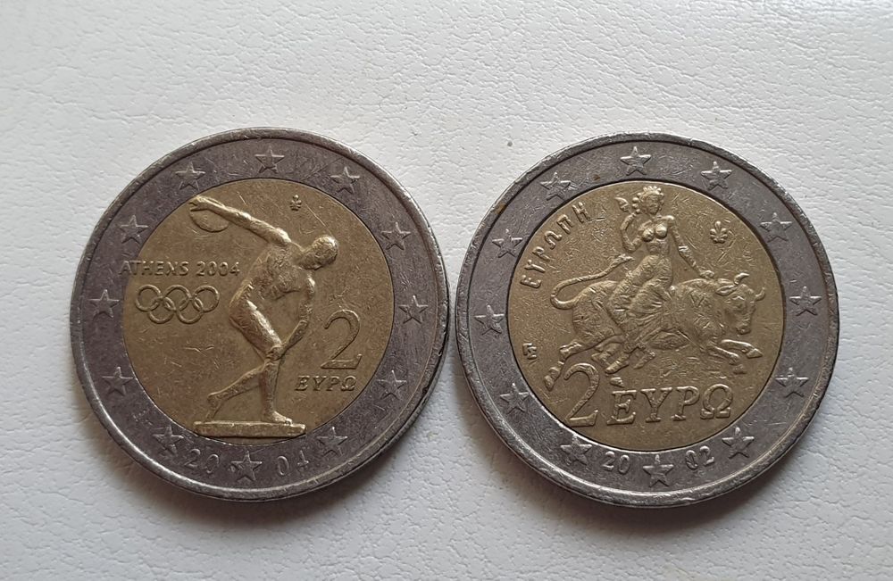 Монета 2 євро 2002 2004