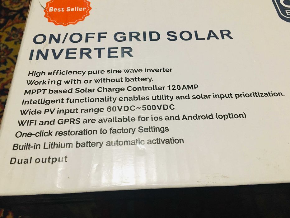 Инвертор гибрид Codi Energy 6,2 кВт 48V (MPPT 6500w 120a) + (Wi - Fi)