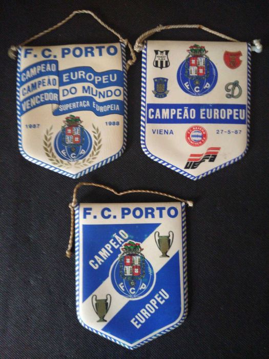 Galhardetes do FC Porto Campeão Europeu 1987/88
