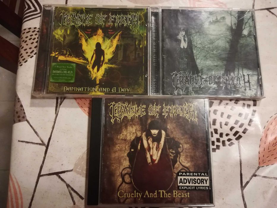 Cradle of Filth 3 Cd's (portes incluídos)