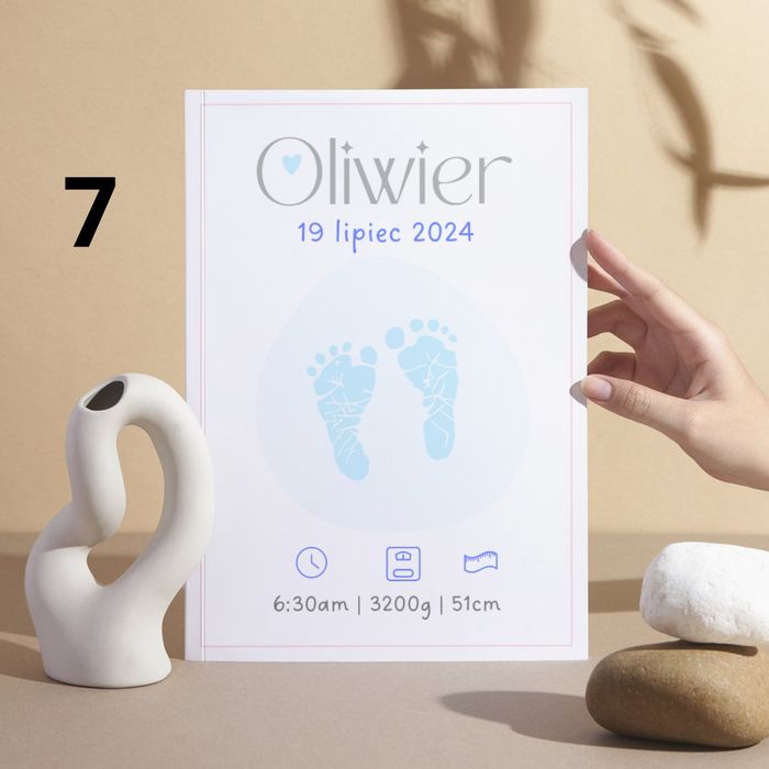 Metryczka jako pamiątka, prezent