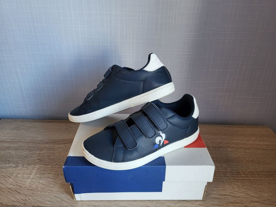 Продам шкіряні кеди (кросівки) для хлопчика Le Coq Sportif розмір 35