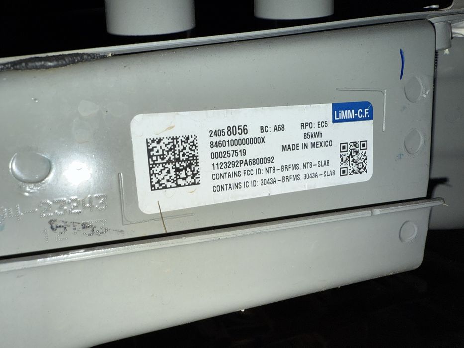 Силова батарея шевроле блайзер ev