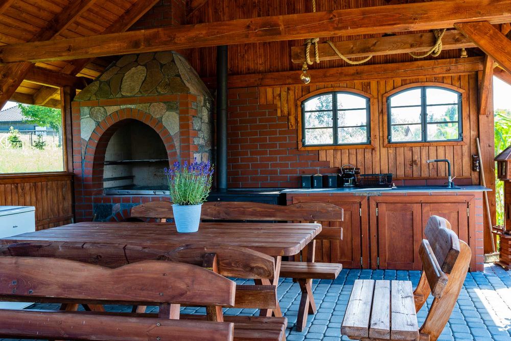 Domek z jacuzzi, domek nad jeziorem , domek na Mazurach 4-6 os., nocleg Mrągowo, sauna, jezioro 1,2km