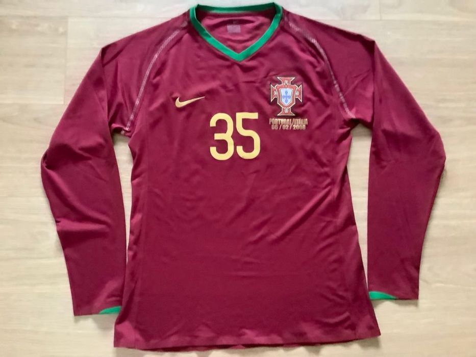 Camisola de futebol antiga usada Portugal 2008